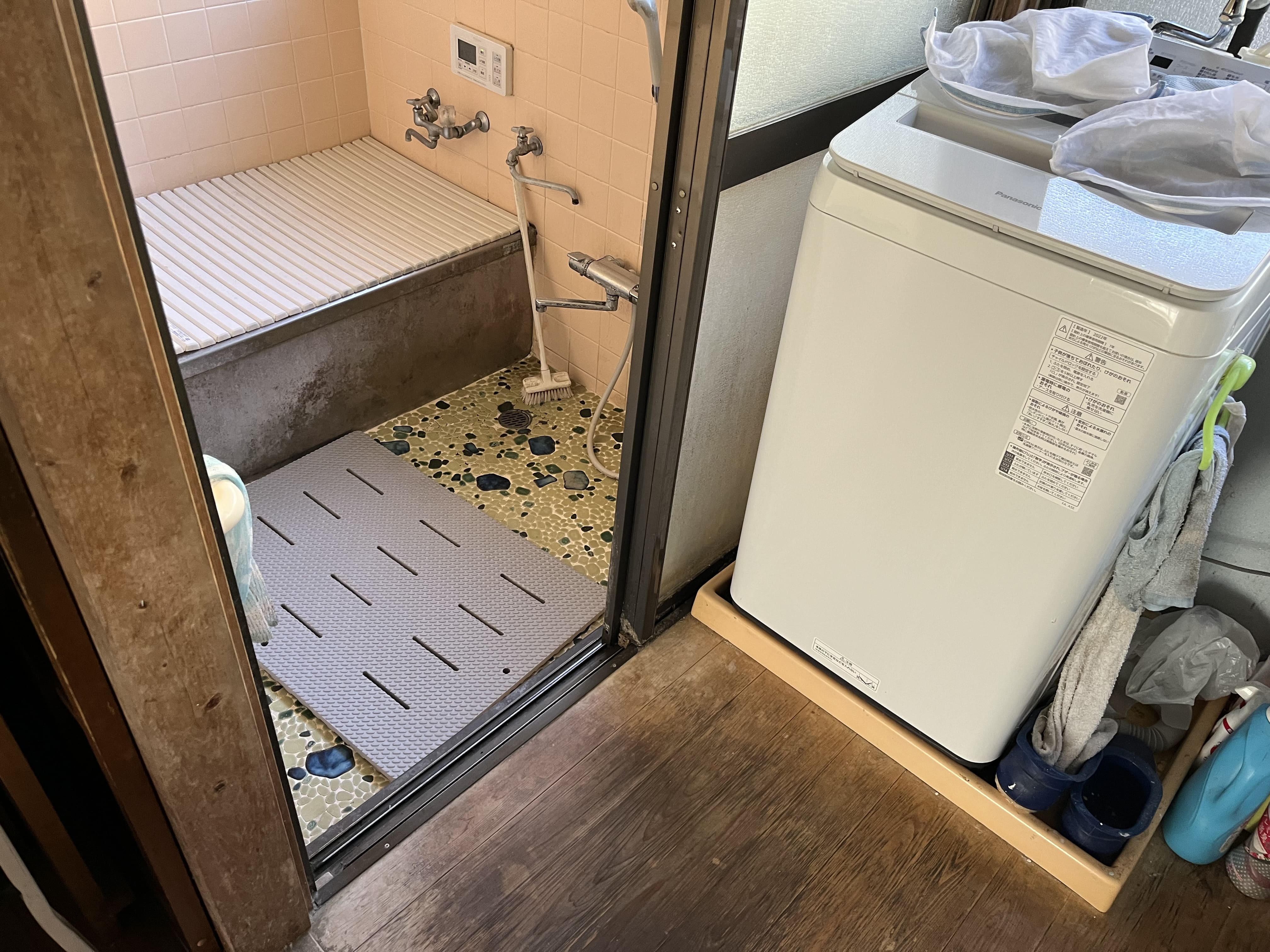浴室リフォームの施工前の写真